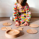 Freckled Frog - Matematisk Brøk Puslespil i FSC-træ - Fra 3 år - Billede 1