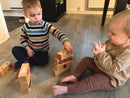 Mine Følelser Træklodser - 8 stk - FSC-træ - Fra 1 år. - Billede 1
