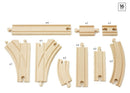 BRIO 33402 - Skinnesæt - 16 dele. - Billede 1