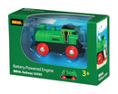 BRIO 33595 - Batteridrevet tovejs lokomotiv - grønt/sort - Fra 3 år. - Billede 1