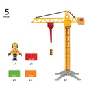 BRIO 33835 - Byggekran med lys - 5 dele - FSC - Fra 3 år. - Billede 1