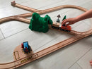 BRIO 33878 - Løft & Læs togbane startsæt - 19 dele - Billede 1