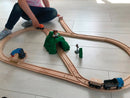 BRIO 33878 - Løft & Læs togbane startsæt - 19 dele - Billede 1
