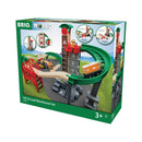 BRIO 33887 Togbane - Løft & Læs med lagerbygning  - Fra 3 år. - Billede 1