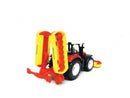 Siku 1:87 Traktor med Plæneklipper - Steyr - Rød - Fra 3 år. - Billede 1