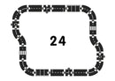 Vejbane i gummi - Motorvej - 24 dele - Waytoplay - Fra 3 år - Billede 1