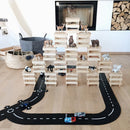 Vejbane i gummi - Motorvej - 24 dele - Waytoplay - Fra 3 år - Billede 1