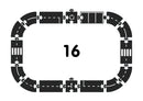 Vejbane i gummi - Landevej - 16 dele - Waytoplay - Fra 3 år - Billede 1
