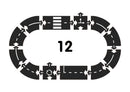 Vejbane i gummi - Ringvej - 12 dele - Waytoplay - Fra 3 år - Billede 1