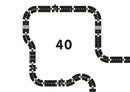 Vejbane i gummi - Vejens Konge - 40 dele - Waytoplay - Fra 3 år - Billede 1