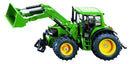 Siku 1:32 Traktor m Frontlæsser - John Deere - Grøn - Fra 3 år. - Billede 1