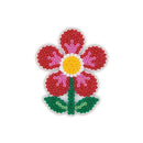 Hama stiftplade blomst 10x12 cm - Billede 1