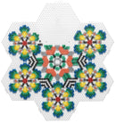Hama stiftplade (samle) sekskantet - Billede 1