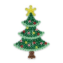 Hama stiftplade juletræ 11x7,5cm - Billede 1