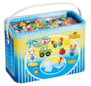 Hama maxi 3000 perler+3 plader, i spand - Billede 1