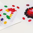 Plus-Plus Puzzle-By-Number - Hjerter - 250 stk - Fra 5 år. - Billede 1