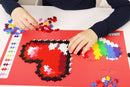 Plus-Plus Puzzle-By-Number - Hjerter - 250 stk - Fra 5 år. - Billede 1