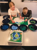 Plus-Plus Puzzle-By-Number - Jorden - 800 stk - Fra 7 år. - Billede 1