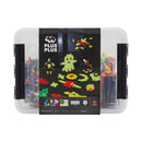 Plus-Plus Build And Glow - 2000 stk - Anbefales fra 5 år. - Billede 1