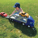 Lastbil med 2 sportsvogne fra Little Tikes - Fra 18 mdr. - Billede 1