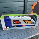 Lastbil med 2 sportsvogne fra Little Tikes - Fra 18 mdr. - Billede 1
