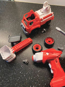 EduShape Byg-Selv-Bil - Brandbil - Fra 3 år. - Billede 1