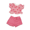 Dukketøj - 32-37 cm - T-shirt & shorts - Fra 3 år. - Billede 1