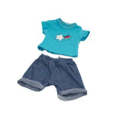 Dukketøj - 38-41 cm - T-shirt & shorts - Fra 3 år. - Billede 1