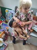 Dukke - ca 38 cm - Dreng - Afrikansk - Fra 3 år.