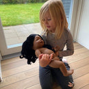 Dukke - ca 38 cm - Pige - Afrikansk - Fra 3 år. - Billede 1