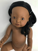 Dukke - ca 38 cm - Pige - Afrikansk - Fra 3 år. - Billede 1