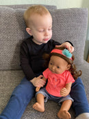 Dukke - ca 38 cm - Pige - Latinamerikansk - Fra 3 år. - Billede 1