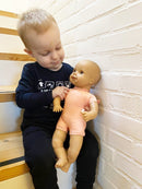 Dukke - 40 cm - Asiatisk - Med blød krop - Fra 3 år. - Billede 1