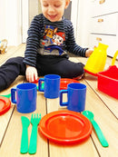 Legeservice - Picnic Sæt i plast fra Dantoy - 18 dele. - Billede 1