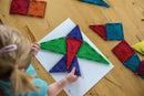 Magna-Tiles - 100 stk. transparent. - Billede 1