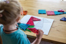 Magna-Tiles - 100 stk. transparent. - Billede 1