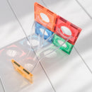 Connetix - Magnetisk Kuglebane - Regnbuefarver - 92 dele. - Billede 1