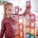 Connetix - Magnetisk Kuglebane - Pastelfarver - 106 dele. - Billede 1
