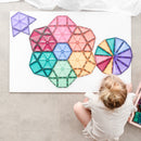 Connetix - Kreativ Magnetisk Legetøj - Pastelfarver - 120 dele. - Billede 1