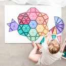 Connetix - Kreativ Magnetisk Legetøj - Pastelfarver - 120 dele. - Billede 1
