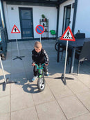 Færdselstavle Sæt - 7 skilte med fod - Alutoys. - Billede 1