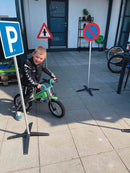 Færdselstavle Sæt - 7 skilte med fod - Alutoys. - Billede 1