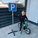 Færdselstavle Sæt - 7 skilte med fod - Alutoys. - Billede 1
