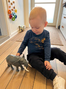 Stor flot håndmalet Elefant fra Papo - L:25 cm - Fra 3 år.