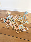 Polydron Magnetisk - 72 Miljøvenlige Polydroner - Fra 3 år - Billede 1