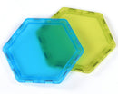 Translucente Solide Magnetiske Polydroner - 104 dele - Fra 3 år. - Billede 1