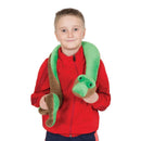 Vægtslange med granulat - 2,2 kg - Grøn - Fra 6 år - Billede 1