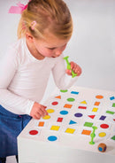 Stick the shape kombineringspil - Educo - fra 3 år. - Billede 1