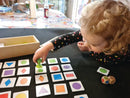 Stick the shape kombineringspil - Educo - fra 3 år. - Billede 1