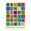 ABC Plakat med dyr - Illustreret af Jørgen Stamp - Fra 2 år. - Billede 1